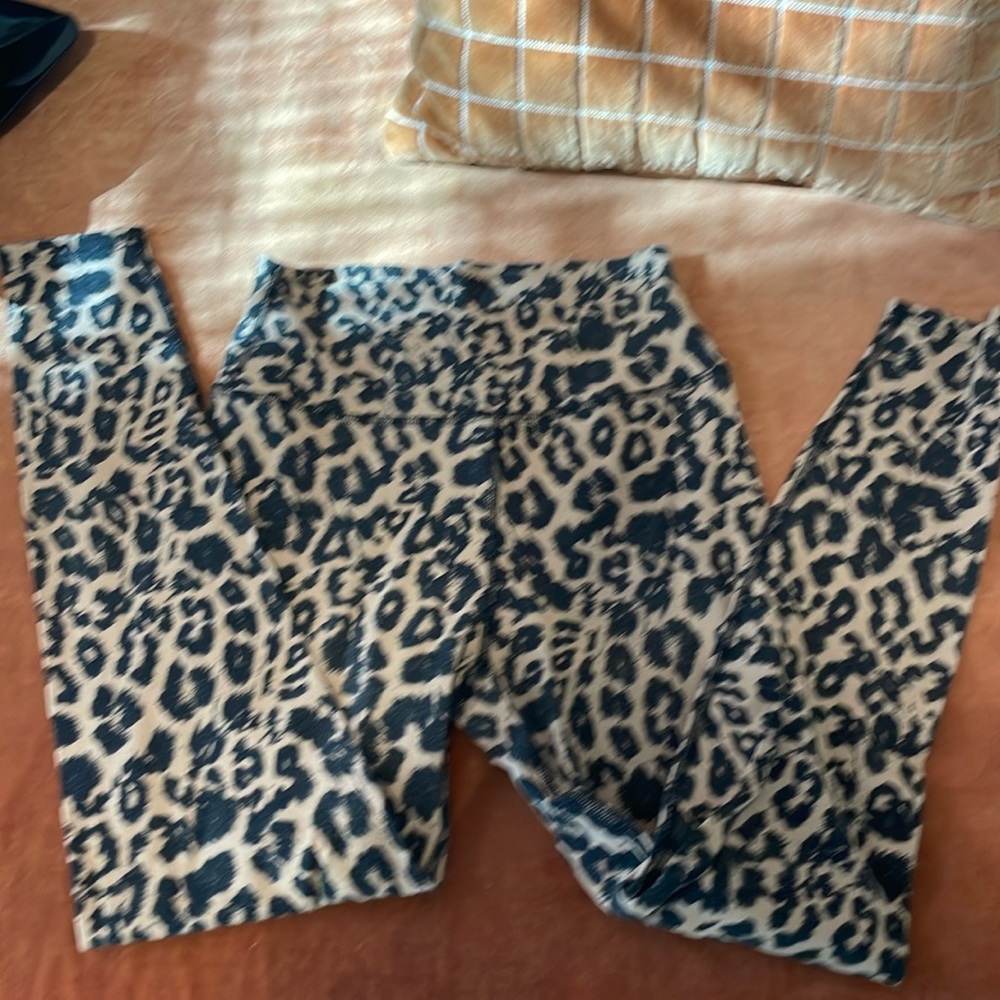 Leaopard athletic pants
